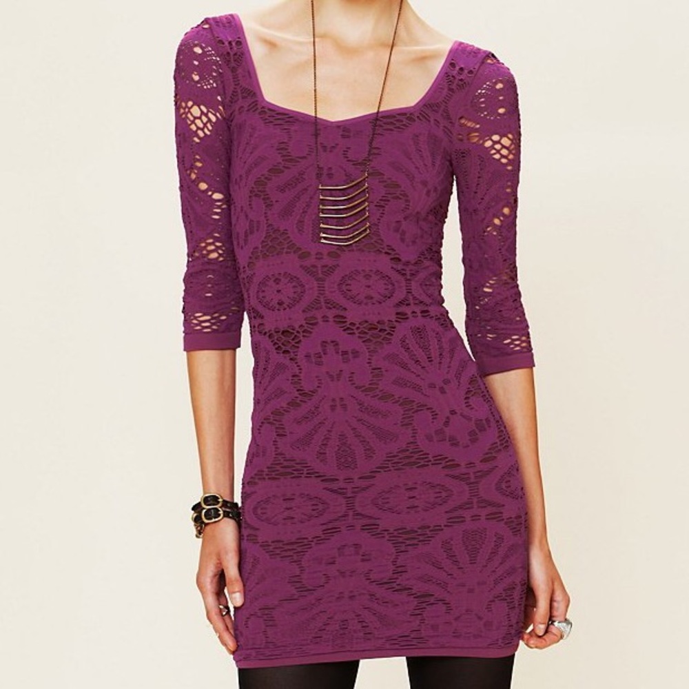 Free People Seamless Medallion Bodycon Dress